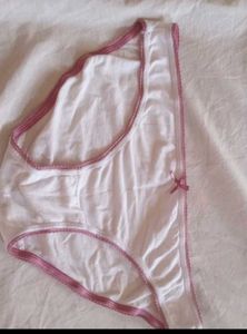combo Comfortable Cotton Briefs with Pink Trim