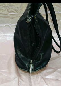 Combo Of Two Luxury Black Leather Handbags