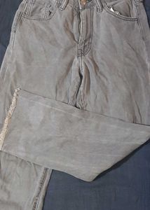 Gray Distressed Jeans