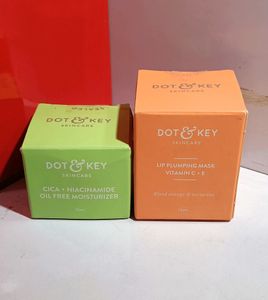 Combo Dot & Key Lip  Mask & Cica Moisturizer