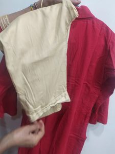 Kurta Set With Dupatta And Pant Plazzo