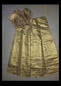 Golden Lehenga Choli Set