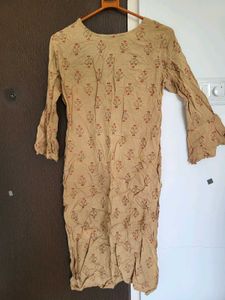 Brown Kurta Pant Set