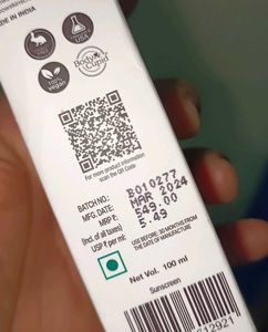 New Sealed Wow Sunscreen Spray With Vit C + Aloe