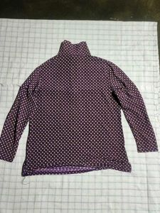 Patterned Purple Pullover