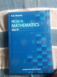 R.D Sharma Book Class 9th
