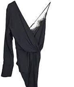 Black Lace Detail Top