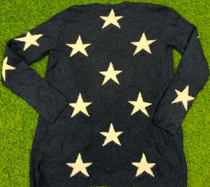 Imported Starry Woollen Shrug