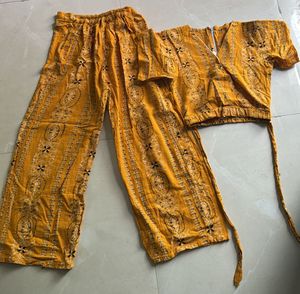 Mustard Yellow Two-Piece Set