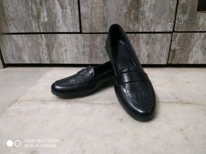 Black Leather Loafers
