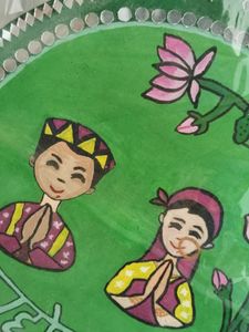 Handmade Welcome Board Painting