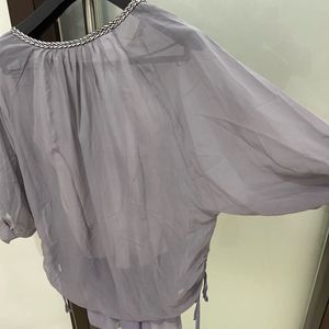 Elegant Grey Top