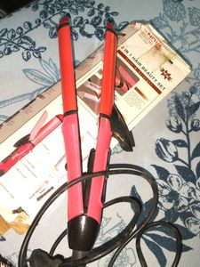 2-in-1 Hair Curler &amp; Straightener
