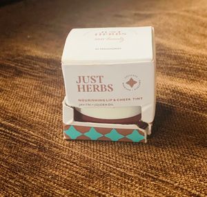 Just Herbs nourishing lip &amp; cheek tint 04mahogany shade