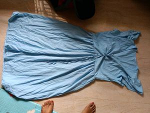 Beautiful Sky Blue Colour Dress