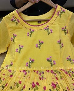 Floral anarkali