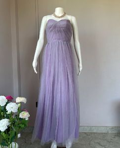 Lavender Mesh Gown