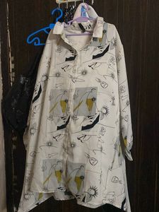 Patterned Shirt Top