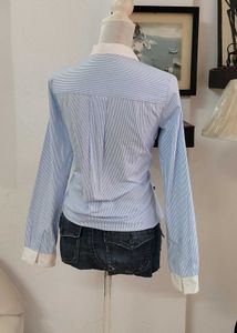 Zara Striped Button-Down Shirt
