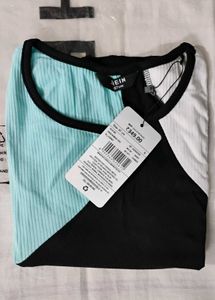 🔥 Slimming Fit Colourblock Top | Super Stretchy