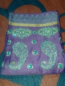 Purple Dress Material