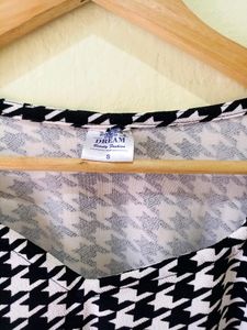 Polka Dot Top/ Zebra Print Top