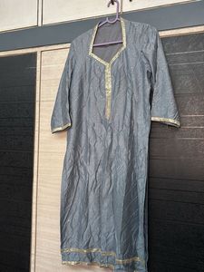 Elegant Grey Kurta