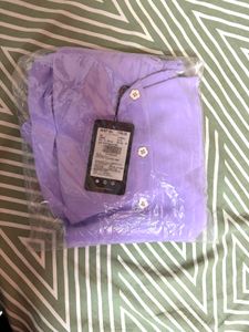 Lavender Top With Beautiful Sleeves