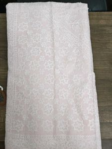 Lucknow Chikankari Handwork Saree – Baby Pink
