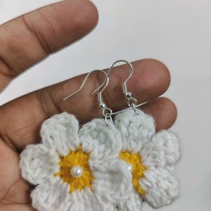 Handmade Crochet Earrings Set