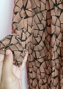 Brown Print Night Gown