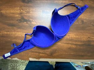 Gently Used 40 B-Cup Bras – Navy &amp; Royal blue.