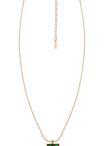Emerald Pendant Necklace
