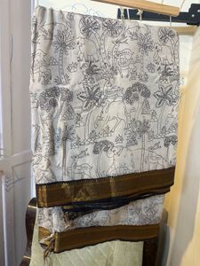 Hand-Painted Kalamkari Saree