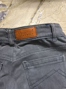 Stylish Grey Denim Jeans