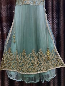 Elegant Mint Green Anarkali