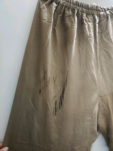 3 PIECE PARTY WEAR ETHNIC SHARARA SUIT , GREY COLOUR
