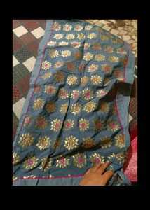 Bridal Suit Cotton And Banarsi