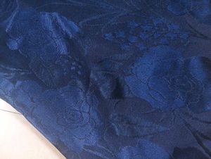 Navy Floral Cheongsam Top