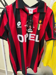 Maldini 1996 AC Milan retro football classy Jersey