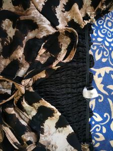 Stylish Animal Print Crop Top