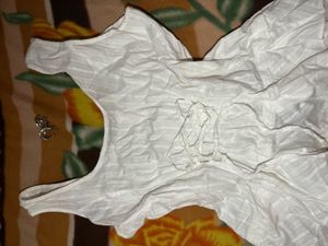 White Sleeveless Top