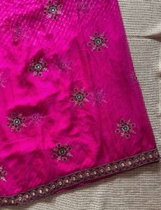 Pure Georgette Lehariya Saree