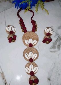 Handmade Clay And Fabric jewellery