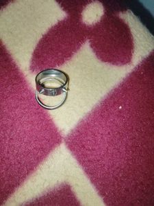 Unique Silver Tone Ring