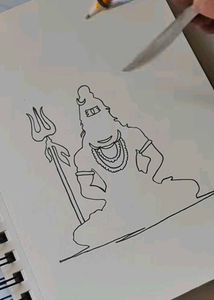 Lord Shiva Drawing
