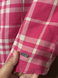 Hot Pink Check Shirt