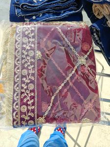 Stunning Purple heavily Embroidered Lehenga