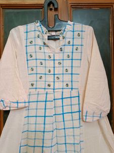 ♥️💫 Elegant Checked Kurta