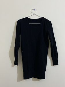 Black Woollen Top